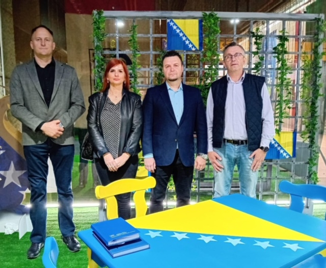 Ministar za kulturu, sport i mlade Damir Gazdić u posjeti SKPC ,,Mejdan“ Tuzla