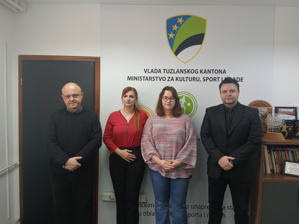 Prijem za predstavnike Udruženja građana za razvoj  muzičke scene "Tuzla uživo"