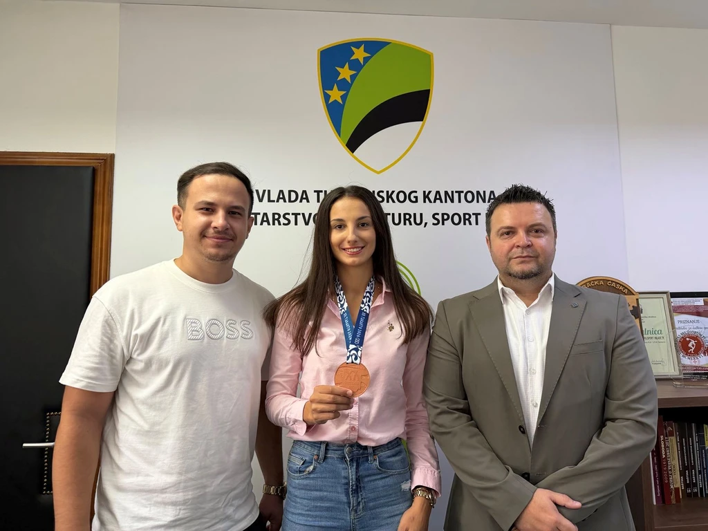 Ministar Gazdić primio predstavnike Karate kluba „Sloboda” Tuzla