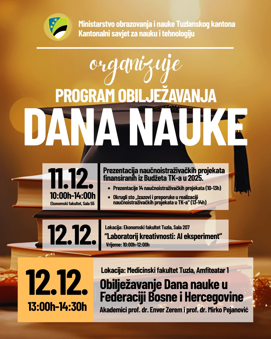 Program obilježavanja Dana nauke u FBiH