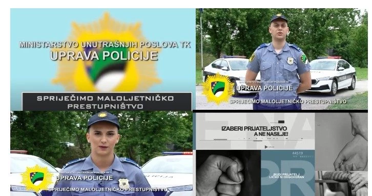 Uprava policije MUP TK- Kampanja Spriječimo maloljetničko prestupništvo